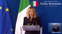 Vertice Italia-Romania, Meloni: pieno sostegno all'Ucraina