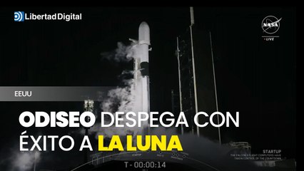 Odiseo despega con éxito de Florida a la Luna