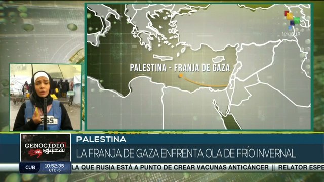 Palestina: Franja de Gaza enfrenta ola de frío invernal