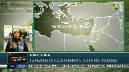 Palestina: Franja de Gaza enfrenta ola de frío invernal