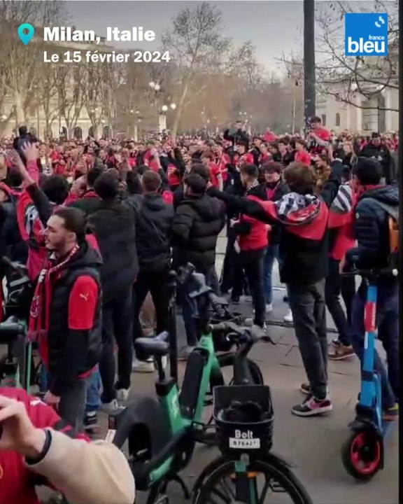 Ligue Europa : quand les supporters du Stade Rennais envahissent Milan