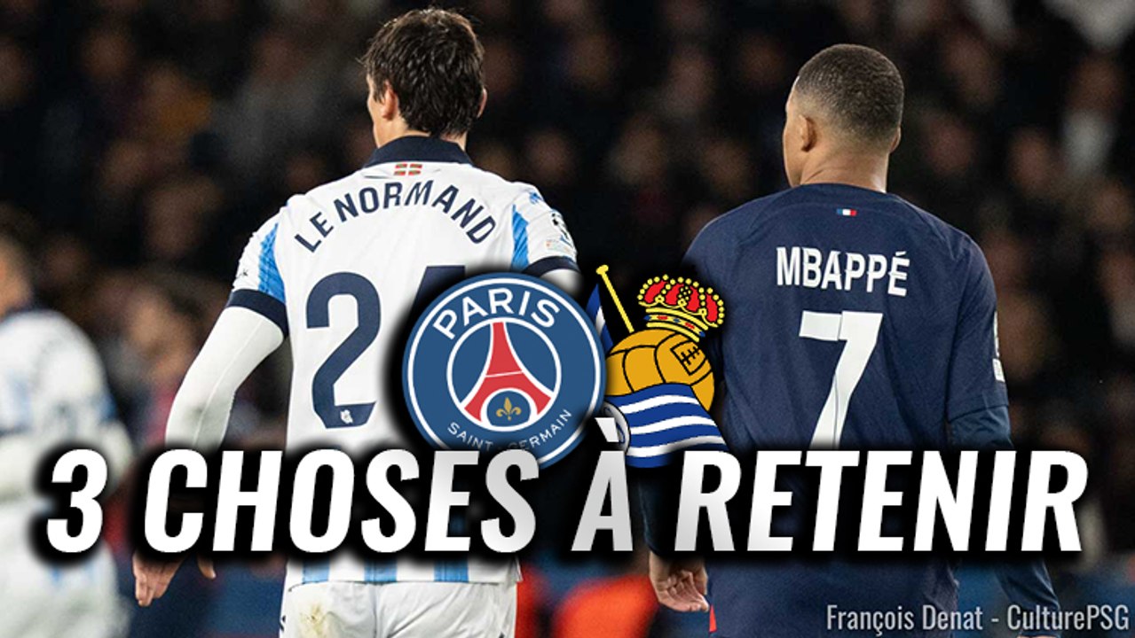  3 choses à retenir de PSG/Real Sociedad (2-0)