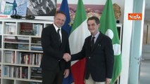 Lollobrigida incontra a Milano il governatore della Lombardia Fontana