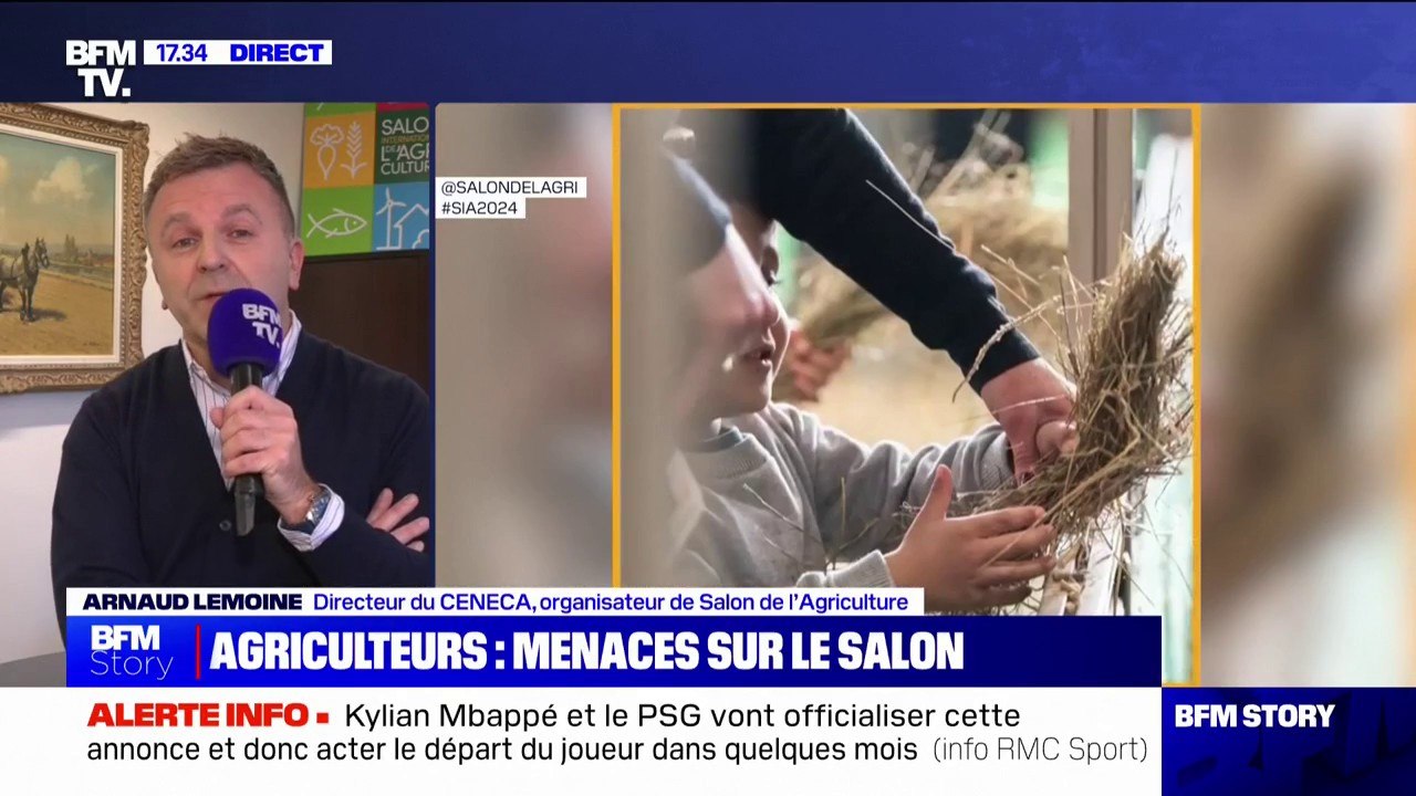 Arnaud Lemoine, organisateur du Salon de l'agriculture, indique qu'une "sécurité maximum" sera mise en place pour que le salon reste "une belle fête"