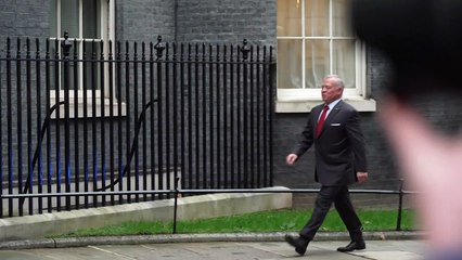 Rishi Sunak meets with King Abdullah II of Jordan
