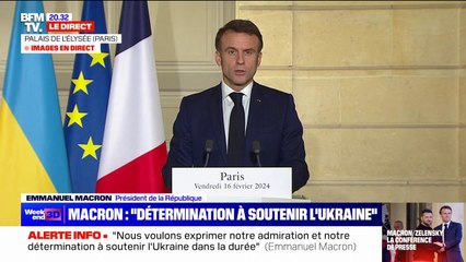 "Les Ukrainiens se battent pour la sécurité européenne" affirme Emmanuel Macron