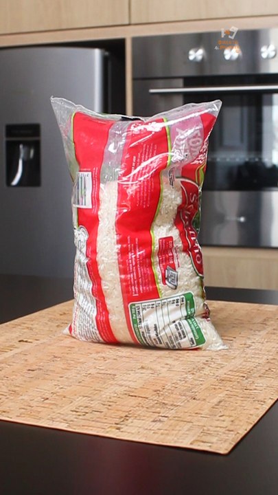 Así se cierra una bolsa de arroz