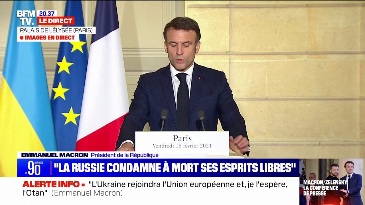 Armes nucléaires russes dans l'espace: "La Russie doit sans tarder donner des explications" déclare Emmanuel Macron