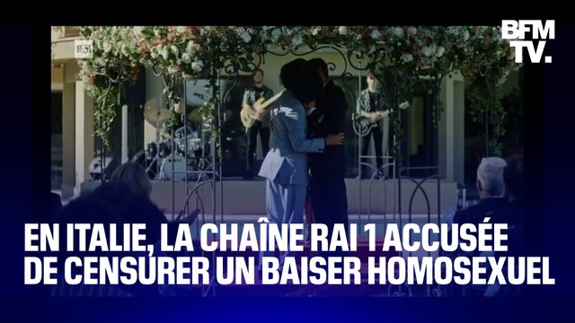 En Italie, la chaîne de télévision Rai 1 dément avoir censuré un baiser entre deux hommes