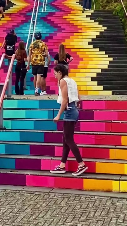 Let's use our dance for steps climbing