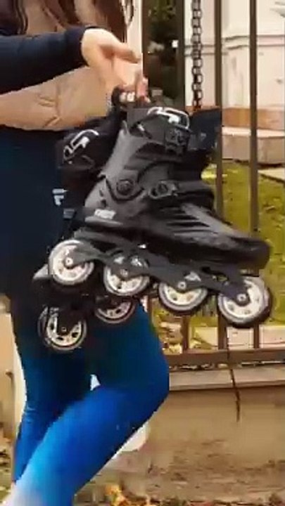 PATINS HD INLINE FAST 4 RODAS 80 MM PRETO