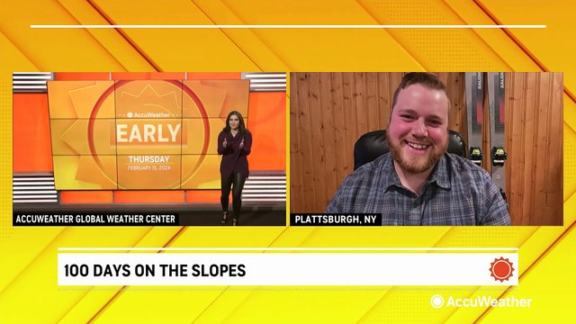 AccuWeather skier eyeing 100 days on the slopes