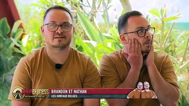 Brandon et Nathan craquent dans Pékin Express sur M6