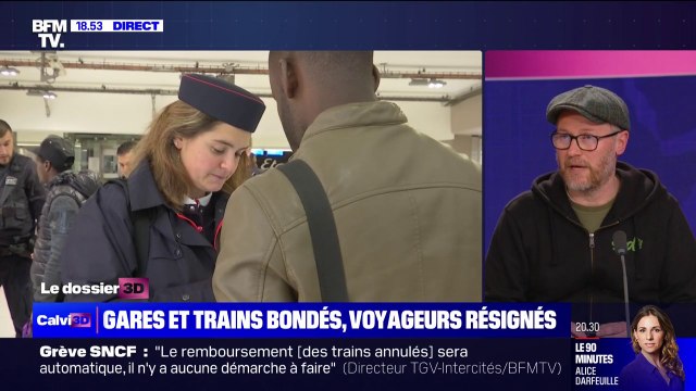 Grève à la SNCF: Si les contrôleurs nous disent qu'il faut aller plus loin, on ira plus loin , affirme Fabien Villedieu (délégué du syndicat SUD-Rail)