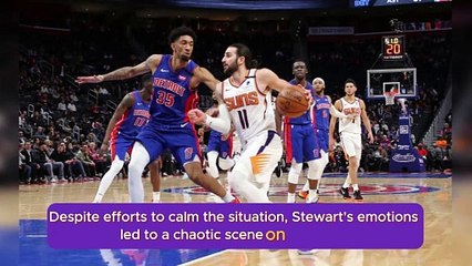 NBA's Stewart Arrested After Tense Showdown with Suns' James"
