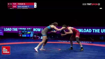 Milli güreşçi Buse Tosun Çavuşoğlu Avrupa Şampiyonu