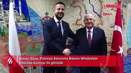 Bakan Güler Polonyalı mevkidaşı ile görüştü