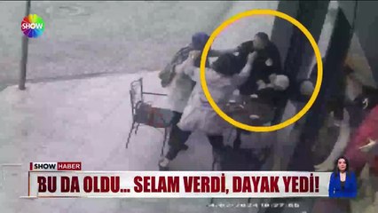 Bursa’da masada otururken selam verdi dayak yedi