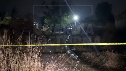 Su cuerpo quedo afuera de una casa