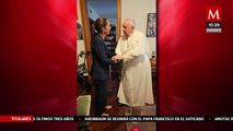 Claudia Sheinbaum se reúne con el Papa Francisco en el Vaticano