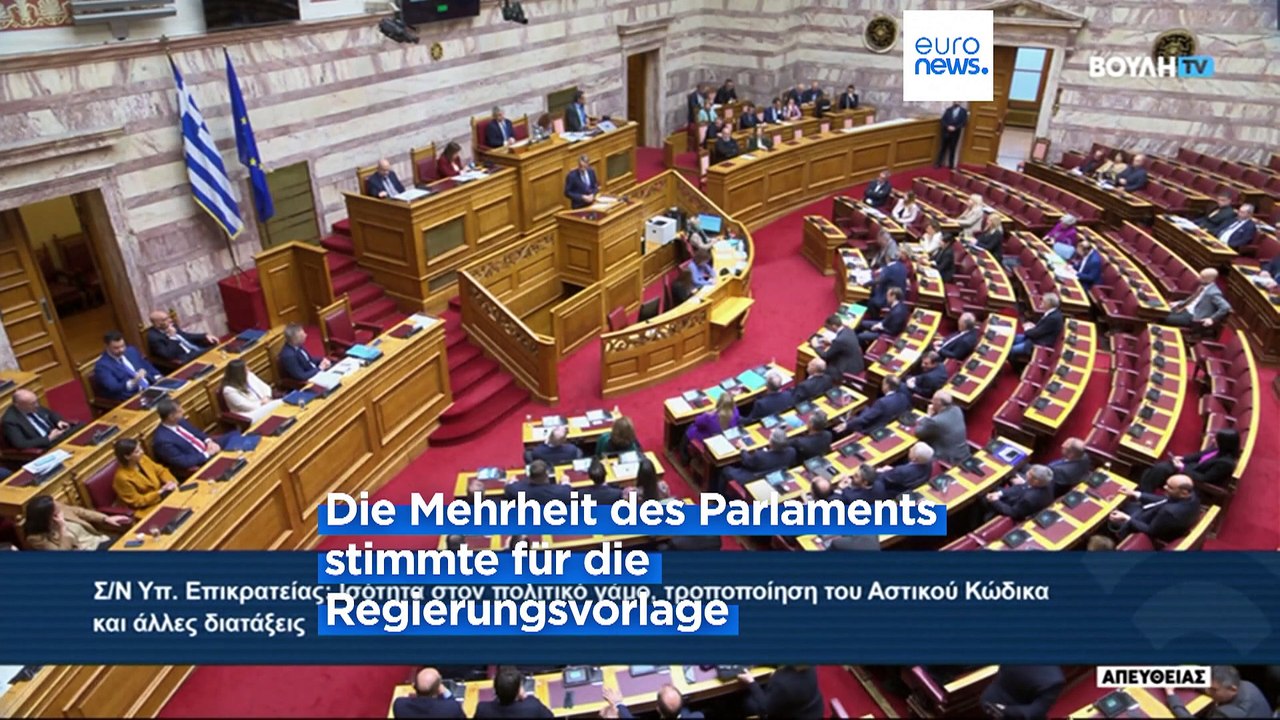 Grünes Licht für Homo-Ehe: Historische Entscheidung in Griechenland