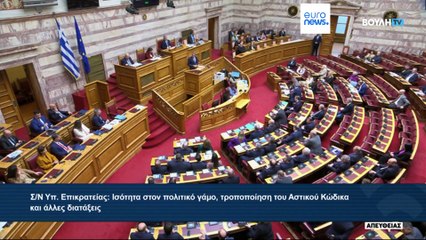 Télécharger la video: Greek parliament approves legalisation of same-sex civil marriage