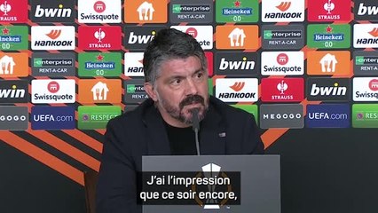 OM - Gattuso : "La photographie de cette équipe cette saison"