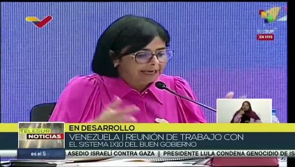 Vicepresidenta Delcy Rodríguez resalta la importancia de justicia social
