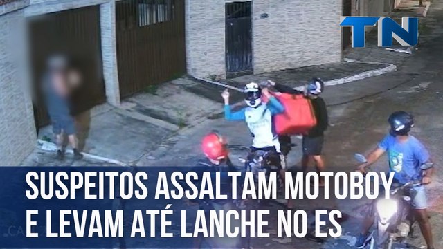 Suspeitos assaltam motoboy e levam até lanche na Grande Vitória