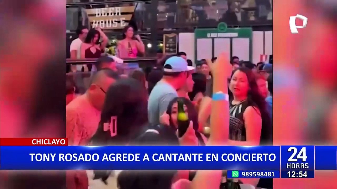 Chiclayo: Cantante de cumbia denuncia a Tony Rosado por agresión física y verbal