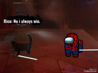 Cat Rico Jeffo Knight vs Spiderman Among Us