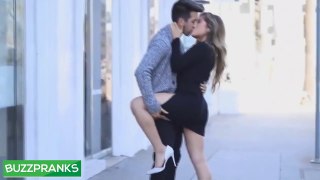 Kissing Pranks 2024 - He do it fast and she wants slowly