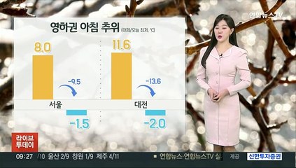 [날씨] 아침 영하권 찬바람…하늘 맑고 공기 질 '좋음'