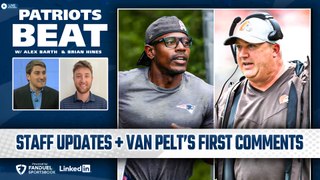LIVE Patriots Beat: Alex Van Pelt’s first comments + Coaching staff updates