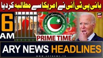 ARY News 6 AM Headlines 16th February 2024 | PTI Chief's Big Demand to US