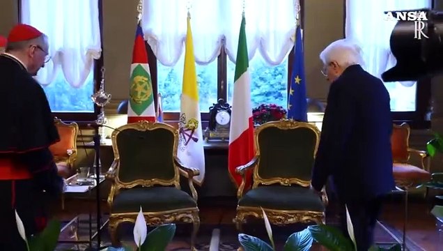 Mattarella a palazzo Borromeo per anniversario Patti Lateranensi