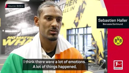 Haller 'happy' to back at Dortmund after AFCON glory