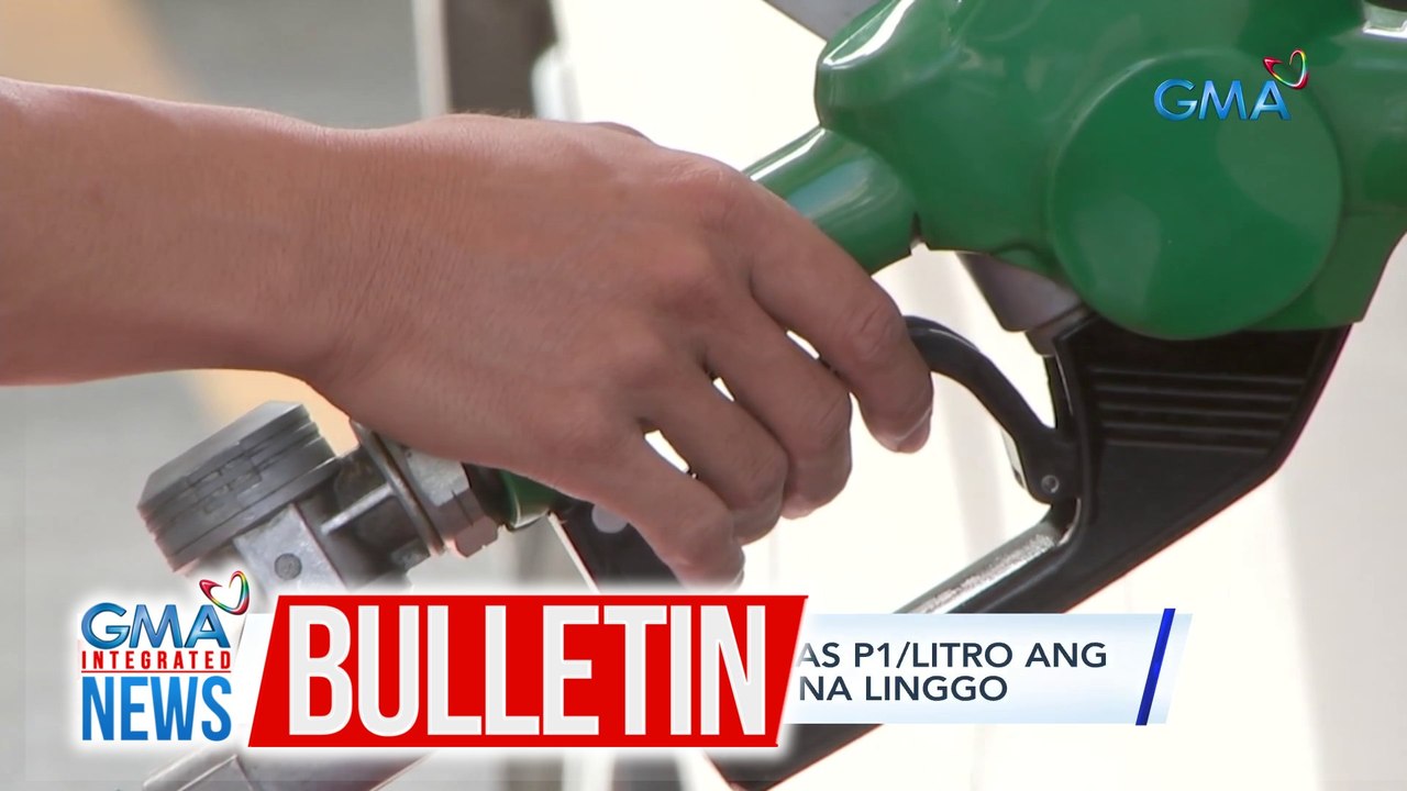 DOE-OIMB: Posibleng lampas P1/Litro ang oil price hike sa susunod na linggo | GMA Integrated News Bulletin