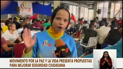 El Movimiento por la Paz y la Vida tiene como propósito mejorar la seguridad ciudadana