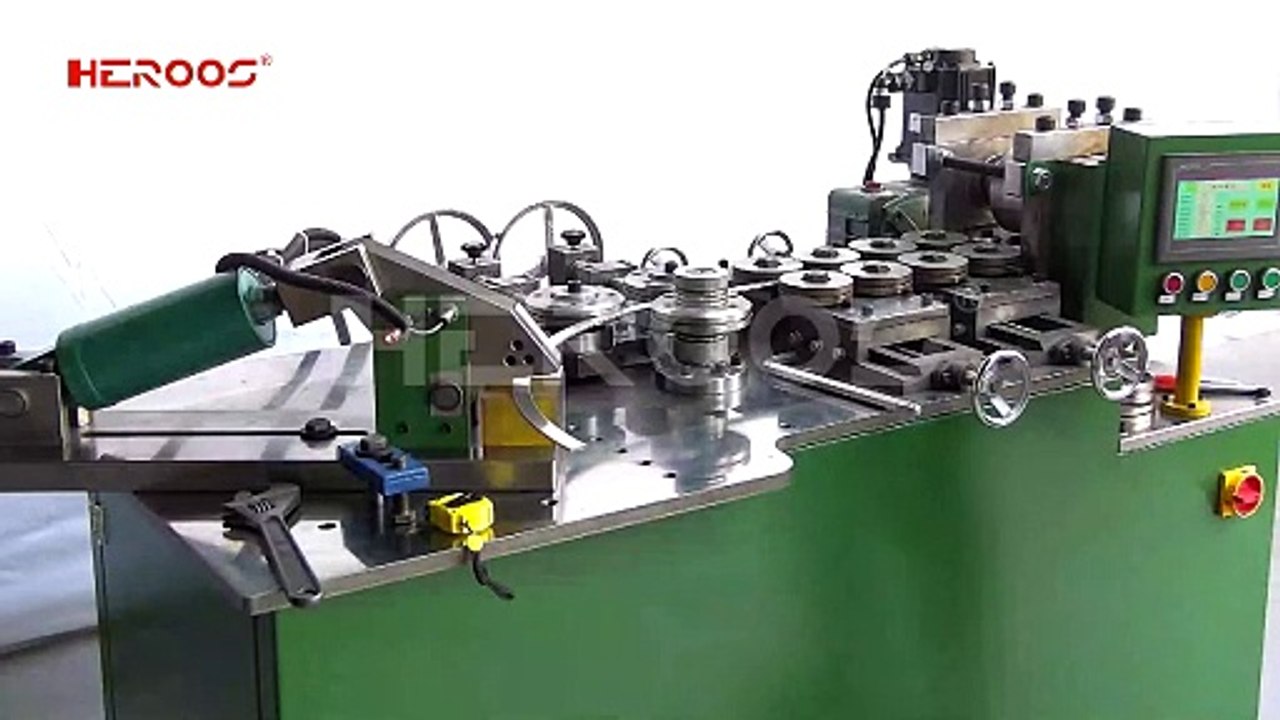 Automatic Spiral Wound Gasket Inner and Outer Ring Bending Machine by HEROOS®