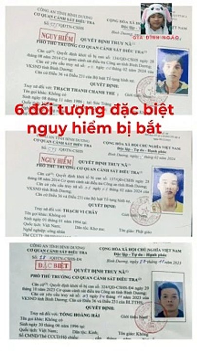 Cảnh sát hình sự Bình Dương bắt nhiều đối tượng bị truy nã đặc biệt