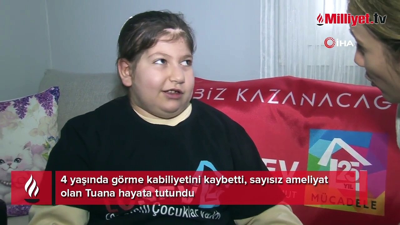 Kanser değil, minik Tuana kazandı