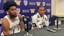 Brooks and Johnson in Stanford Postgame