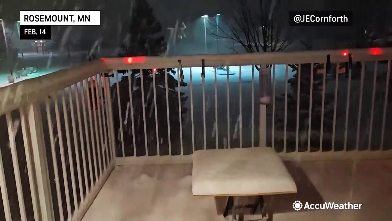 Snow spreads from the Upper Midwest to the Northeast