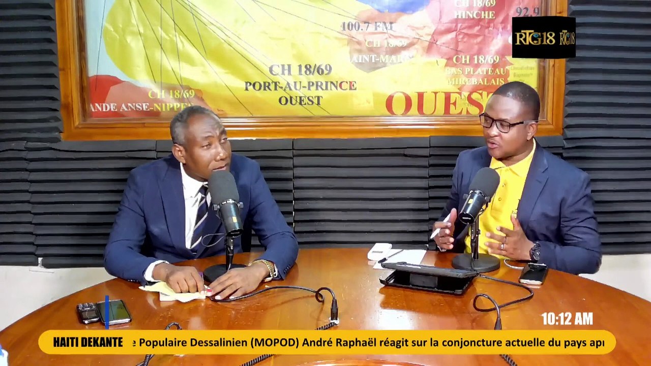 #HAITI|DEKANTE|André Raphaël,Porte-parole du MOPOD - video Dailymotion