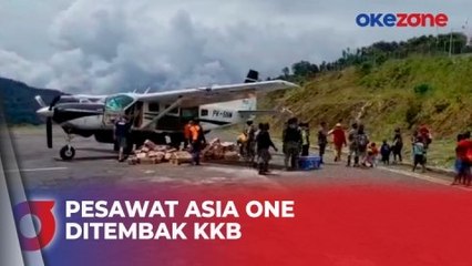 KKB Tembak Pesawat Asia One di Beoga