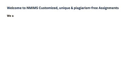 NMIMS Business Ethics, Governance & Risk Assignments