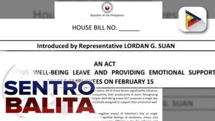 Panukalang ‘Heartbreak leave’, isinulong sa Kamara ;