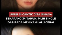 Umur Si Cantik Gita Sinaga Sekarang 34 Tahun. Pilih Single Daripada Menikah Lalu Cerai