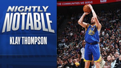 Klay Thompson Scores 35 Points Off the Bench to Lead Warriors to Victory 🏀